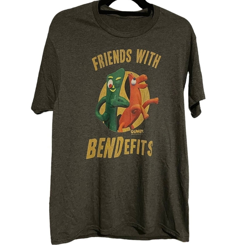 Gumby and Pokey Friends with Bendefits 2013 Shirt Adult Large